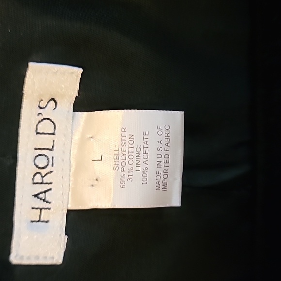 Harolds Jacket Women’s Black & Silver Cropped Sleeves Button Accent - Picture 2 of 8